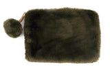 Faux Fur Make Up Bags