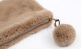 Faux Fur Make Up Bags