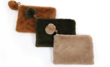 Faux Fur Make Up Bags