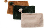 Faux Fur Toiletry Bags