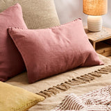 Mulberry Linen Rectangle Cushion