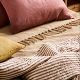 Plum Striped Quilt