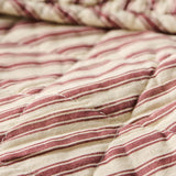 Plum Striped Quilt