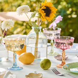 Assorted Colour Wine Glasses