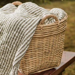 Olive Stripe Quilt