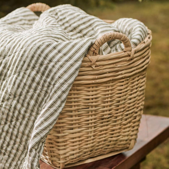 Olive Stripe Quilt