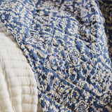 Blue Block Pattern Quilt