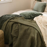Olive Cross Stitch Quilt