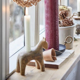 Wooden Horse Candleholder