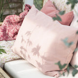 Shell Pink Linen Rectangle Cushion