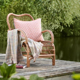 Coral Print Square Cushion