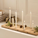 Wooden Board Candle Holder