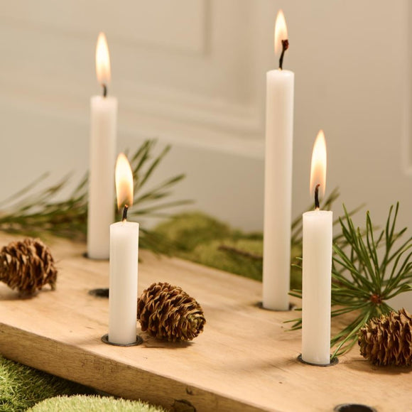 Wooden Board Candle Holder