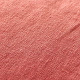 Coral Linen Square Cushion