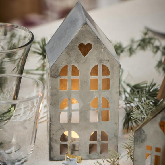 Assorted Zinc Tealight Houses