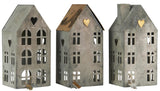 Assorted Zinc Tealight Houses
