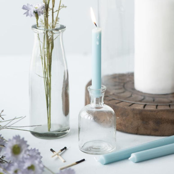 Pharmacy Glass Bottle Candle Holder