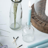 Pharmacy Glass Bottle Candle Holder