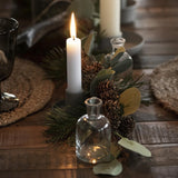 Pharmacy Glass Bottle Candle Holder