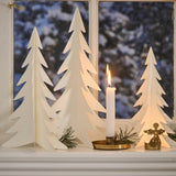 White Paper Standing Trees - Three Sizes