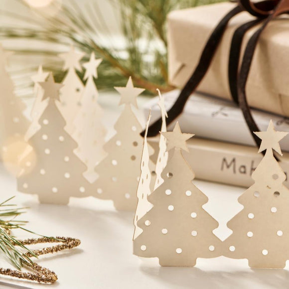 Paper Christmas Tree Table Decoration