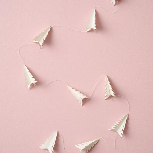 Paper Christmas Tree Garland