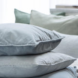 Velvet Cushion Sea Blue