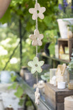 Hanging Wooden Flower Decoration