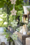 Hanging Wooden Flower Decoration