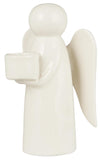White Porcelain Angel Candleholder