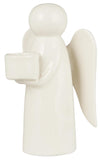 White Porcelain Angel Candleholder