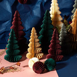 Large Honeycomb Tree in Wine Red