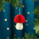 Honeycomb Paper Mushroom Small