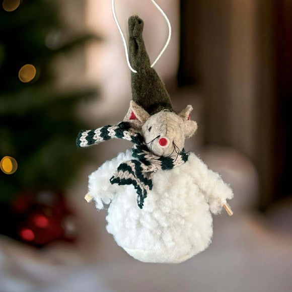 Fleece Mouse Decoration