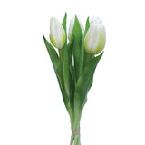 Faux Tulip Bunch - White