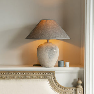 Nero Ceramic Lamp Grey