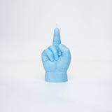 Baby Middle Finger Candle in Blue