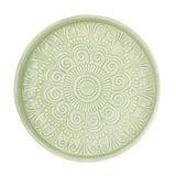 Sage Green Embossed Tray 32cm