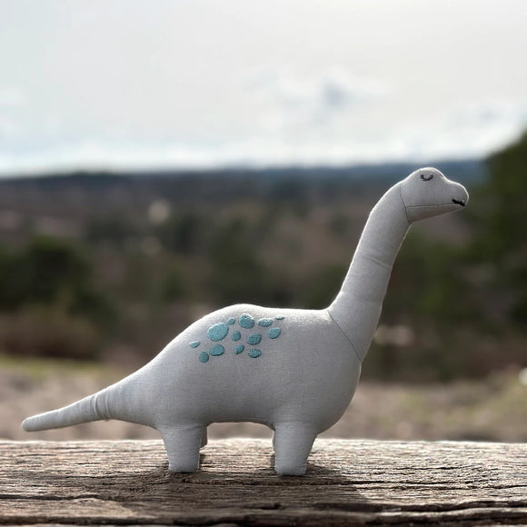 Bronty Linen Dinosaur Soft Toy