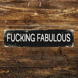 Sweary Signs 20 x 5 cm