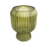 LED Ridged Olive Table Lamp