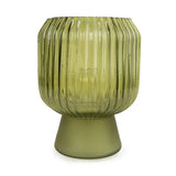 LED Ridged Olive Table Lamp