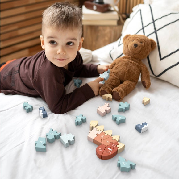 Wooden ABC Dino Puzzle