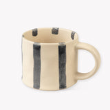 Stoneware Stripe Mug - Ink