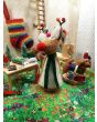 Handmade Felt Tree Top Rudolph