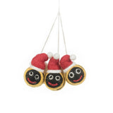 Mini Felt Christmas Bee Decoration