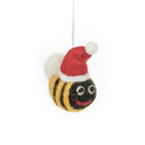 Mini Felt Christmas Bee Decoration