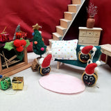 Mini Felt Christmas Bee Decoration