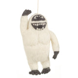 Handmade Felt Yeti Decoration