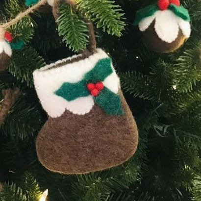 Handmade Felt Stocking Decoration
